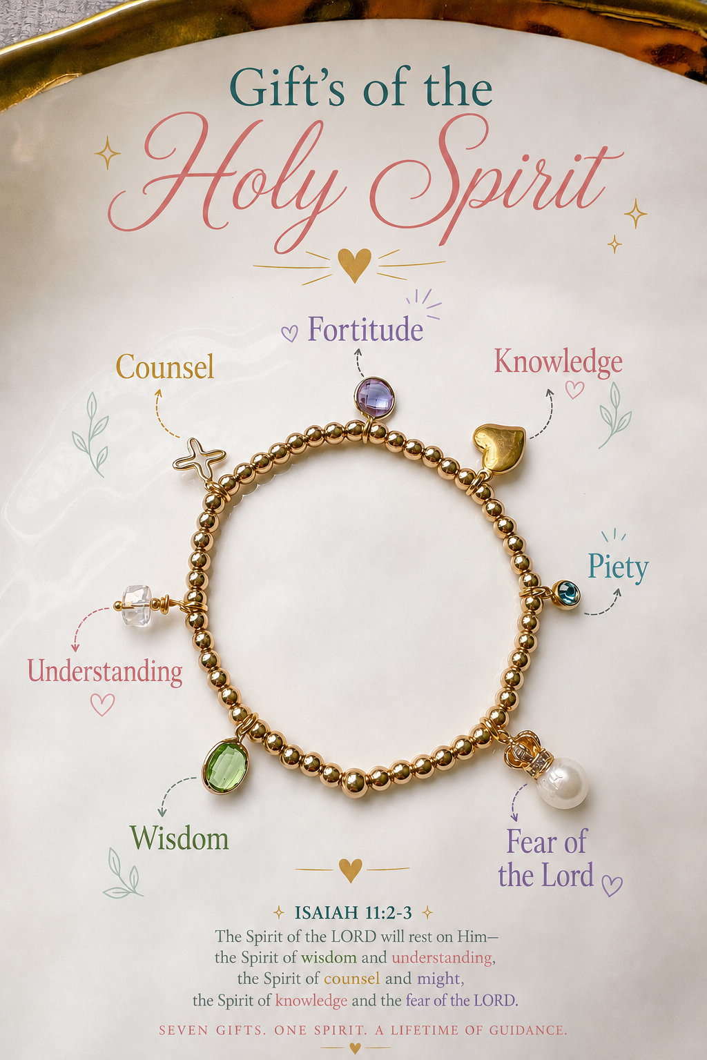 Dones del Espiritu Santo Bracelet