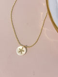 Grace in the Tide Starfish Coin Necklace