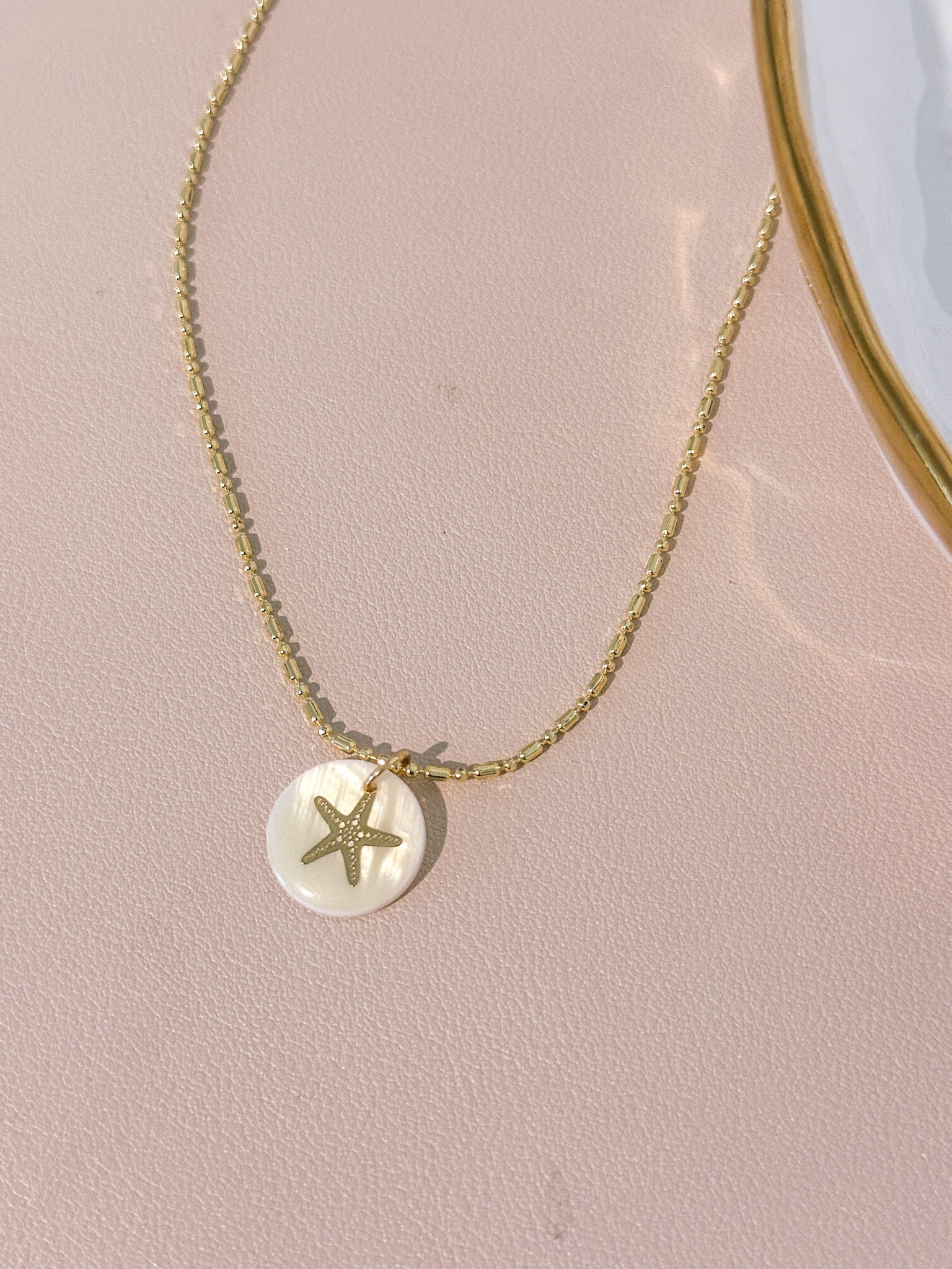 Grace in the Tide Starfish Coin Necklace